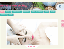 Tablet Screenshot of genesis-health-beauty.com